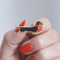 Dachshund Enamel Dog Pin By Sweet William