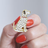 Dalmatian Enamel Dog Pin By Sweet William