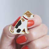 Jack Russell Christmas Dog Pin By Sweet William