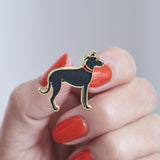 Lurcher Christmas Dog Pin By Sweet William