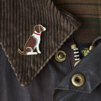 Liver & White Springer Spaniel Enamel Dog Pin By Sweet William
