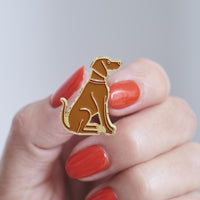 Vizsla Enamel Dog Pin By Sweet William