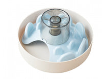 SPIN Interactive Slow Feeder Bowl UFO Maze & Dispenser Baby Blue By PetDreamHouse