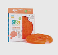 SPIN Interactive Accessory Lick Flying Disc Orange By PetDreamHouse