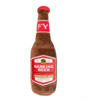 Barking Beer Dog Toy By FuzzYard