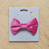 Pretty In Pink Velvet Dog Bow Tie By Sweet William