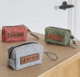 Orange Tweed Poo Bag Holder By Sweet William