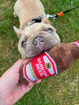 Barking Beer Dog Toy By FuzzYard