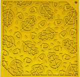 Yellow Autumn Leaves Design Enrichment Lick Mat By SodaPup