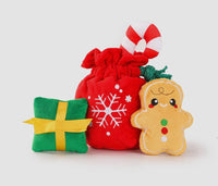 Christmas Sack Hide & Seek Dog Toy By Hugsmart