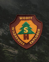 Woofy Wilderness Explorer Dog Merit Iron On Patch By Scout’s Honour