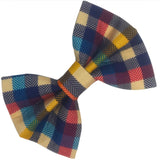 Richmond Check Dog Bow Tie Handmade By Urban Tails