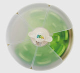SPIN Interactive Slow Feeder Bowl UFO Maze & Twister Lid Green By PetDreamHouse