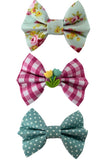 Spring Has Sprung Bow Bundle Handmade By Urban Tails