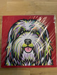 Bearded Collie Paper-Cut Artwork By Houndy Ever After Crafts
