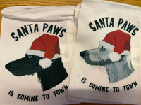 Santa Paws Dog Keepsake Bag Lurcher By Hoobynoo