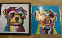 Border Terrier Paper-Cut Artwork By Houndy Ever After Crafts