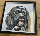 Cockapoo Paper-Cut Artwork By Houndy Ever After Crafts