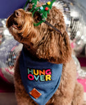 Hung Over Denim Dog Bandana By The Distinguished Dog Company