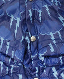 Rainstorm Blue Storm Print Dog Jacket By Urban Pup