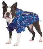 Rainstorm Blue Storm Print Dog Jacket By Urban Pup