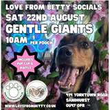 Sat 22nd August 10am - Love From Betty Socials Gentle Giants Gang @ Mi Coffee & Cake Sandhurst