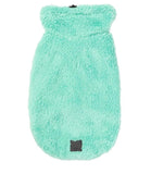 Vibrant Teal Green Teddy Turtle Neck Sweater By FuzzYard
