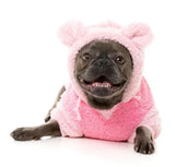 Contrast Pink Winnie Bear Hoodie By FuzzYard