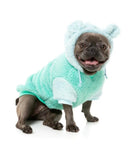 Contrast Teal Green Winnie Bear Hoodie By FuzzYard