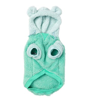 Contrast Teal Green Winnie Bear Hoodie By FuzzYard