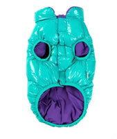 Turquoise Blue Amor Puffer Jacket By FuzzYard