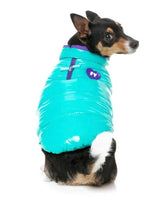 Turquoise Blue Amor Puffer Jacket By FuzzYard
