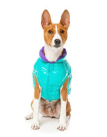 Turquoise Blue Amor Puffer Jacket By FuzzYard