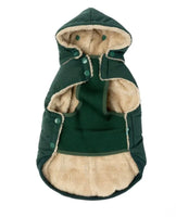 Forest Green Essential Puffer Jacket By FuzzYard