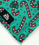 Candy Cane Cutie Dog Bandana By The Spotty Hound