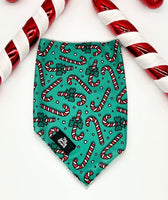 Candy Cane Cutie Dog Bandana By The Spotty Hound