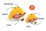 Brunch Eggs Benedict Toy XS & M by P.L.A.Y