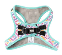 Bubblegum Burst Step In Dog Harness By Fuzzyard