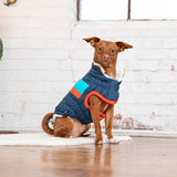 Alpine Puffer Blue Dog Jacket By GF Pet