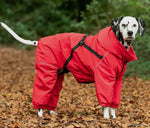 Red Winter Snowsuit Dog Jacket By Hugo & Hudson