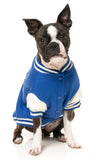 Blue Letterman Varsity Dog Jacket By FuzzYard