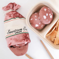 Saucisson Salami Sausage Snuffle Toy By Lambwolf Collective