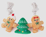 Gingerbread Woofmas Rope Toy By Hugsmart