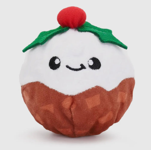 Happy Woofmas Pudding Ball Toy By Hugsmart
