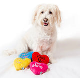 Candy Love Heart Plush Dog Toy By Midlee Designs
