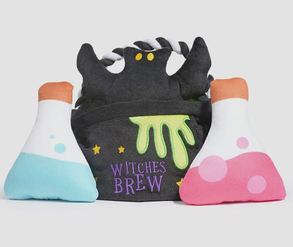 Witches Brew Halloween Hide & Seek Dog Toy By Hugsmart
