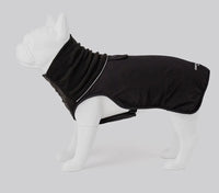 Black Thermal Self Heating Dog Jacket By Hugo & Hudson