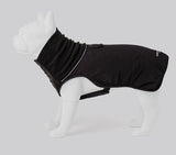 Black Thermal Self Heating Dog Jacket By Hugo & Hudson