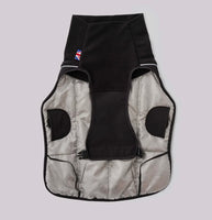 Black Thermal Self Heating Dog Jacket By Hugo & Hudson