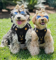 Luxe Rockstar Black Step In Harness By Dogistry